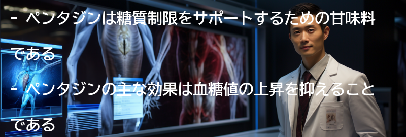 ペンタジンを使った糖質制限のポイントの要点まとめ
