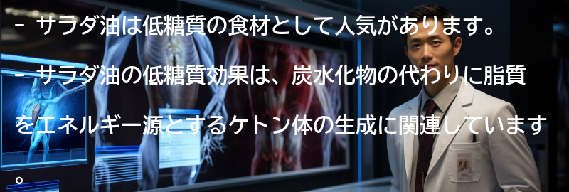 サラダ油の低糖質効果の要点まとめ