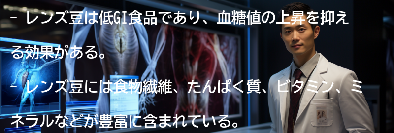 レンズ豆の効果とは？の要点まとめ