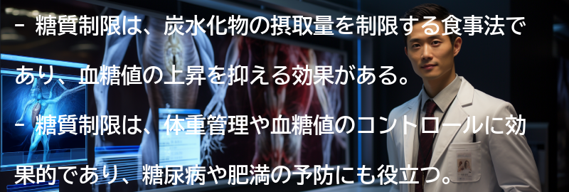 糖質制限とは何か?の要点まとめ