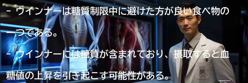 ウインナーの糖質量と栄養成分の要点まとめ