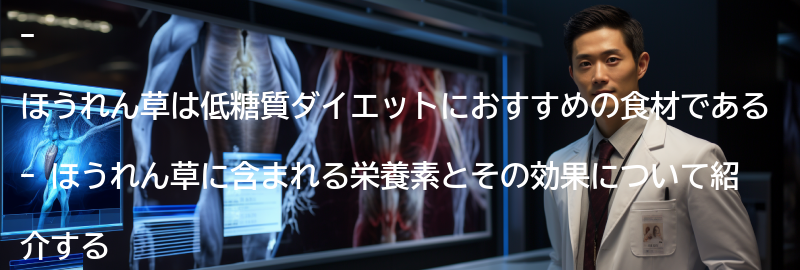 ほうれん草を使った糖質制限レシピ5選の要点まとめ