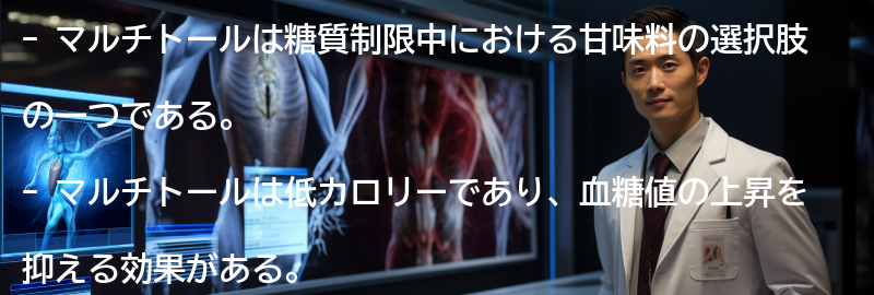 マルチトールを使った成功例の事例紹介の要点まとめ