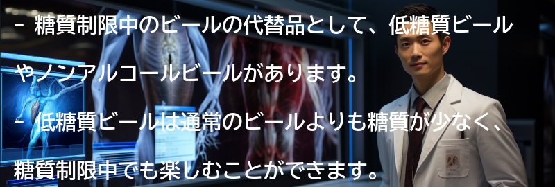 糖質制限中のビールの代替品の要点まとめ