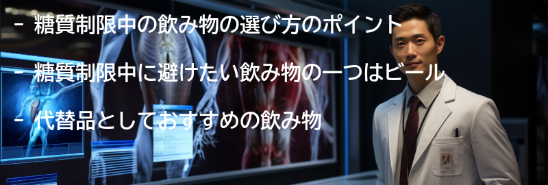 糖質制限中の飲み物の選び方のポイントの要点まとめ