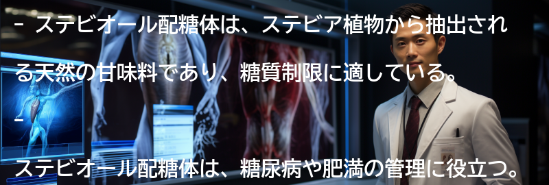 ステビオール配糖体とはの要点まとめ