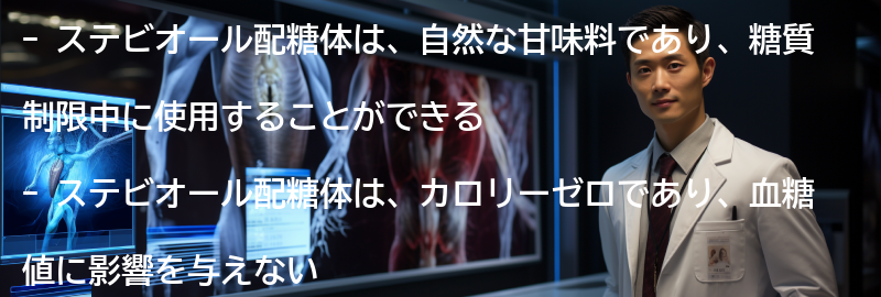 ステビオール配糖体の効果と利点の要点まとめ