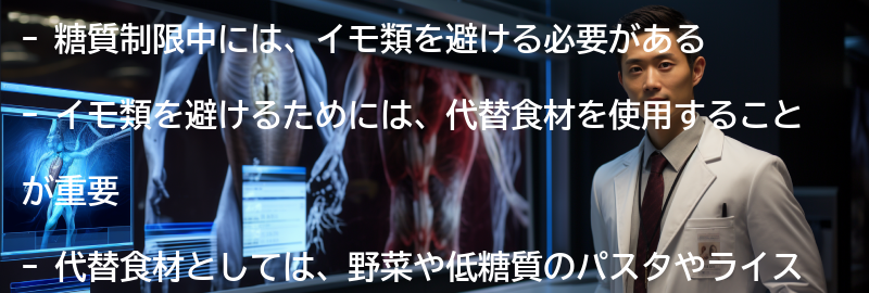 イモ類を避けるための料理アイデアの要点まとめ