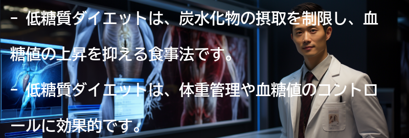 低糖質ダイエットとは?の要点まとめ