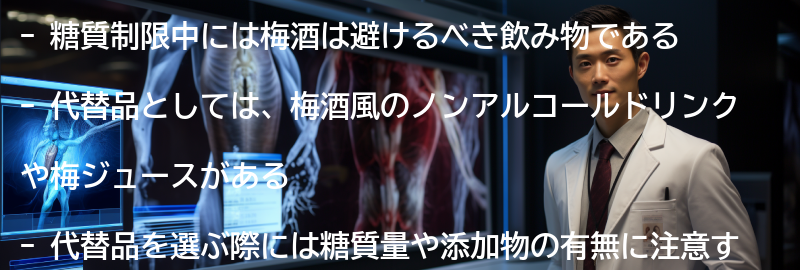 代替品としての梅酒の要点まとめ