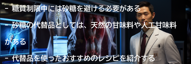 砂糖の代替品を使ったおすすめレシピの要点まとめ