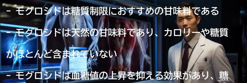 モグロシドの特徴と効果の要点まとめ