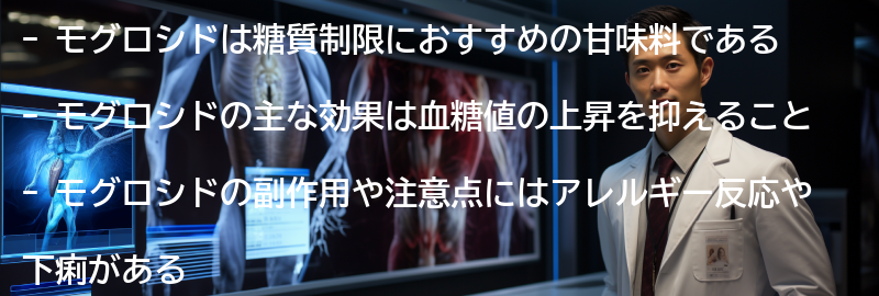 モグロシドの副作用や注意点の要点まとめ