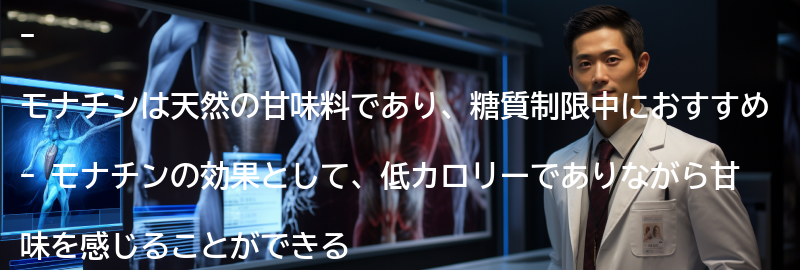 モナチンの副作用や注意点の要点まとめ