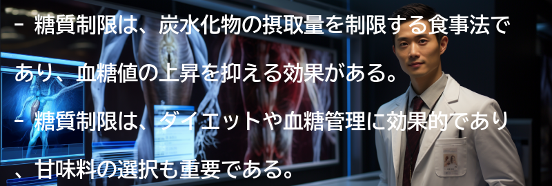 糖質制限とは何か?の要点まとめ