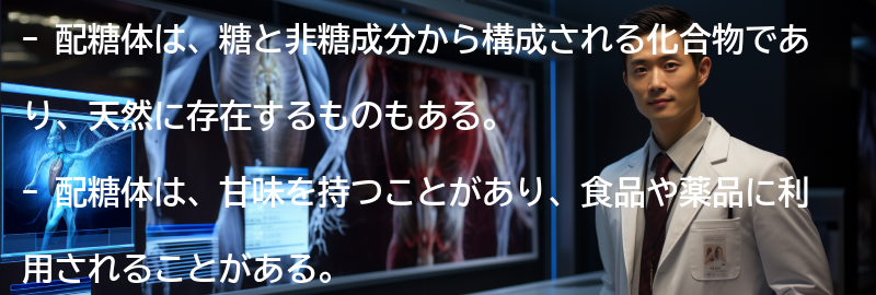 配糖体とはの要点まとめ