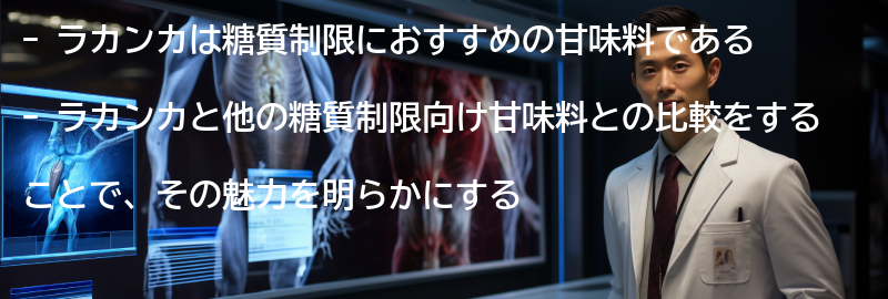 他の糖質制限向け甘味料との比較の要点まとめ