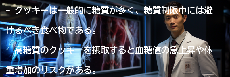 クッキーの糖質量と影響の要点まとめ