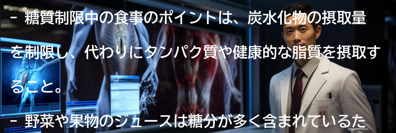 糖質制限中の食事のポイントの要点まとめ