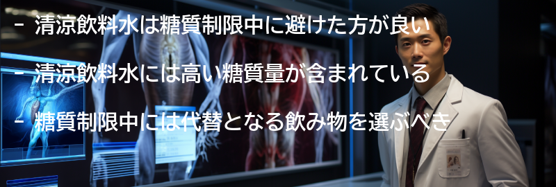 清涼飲料水の糖質量の問題の要点まとめ