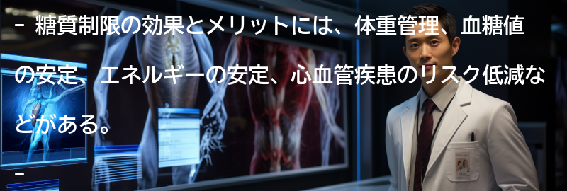 糖質制限の効果とメリットの要点まとめ
