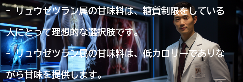 リュウゼツラン属の甘味料とは?の要点まとめ