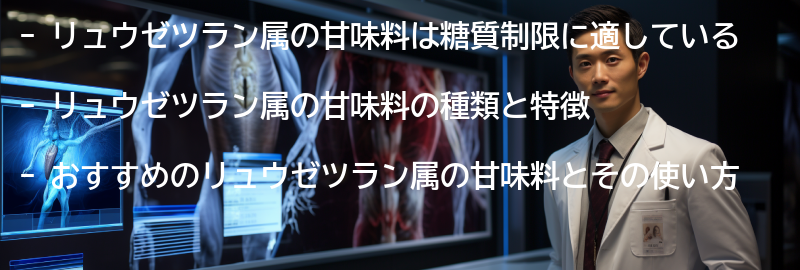 おすすめのリュウゼツラン属の甘味料の要点まとめ