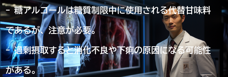糖アルコールの注意点の要点まとめ
