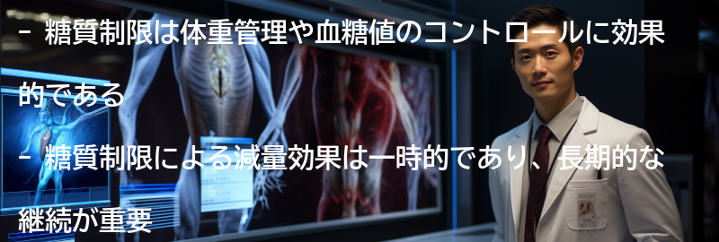 糖質制限の効果とメリットの要点まとめ