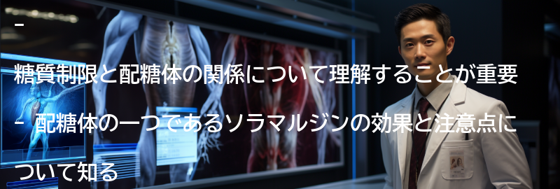 糖質制限と配糖体の適切な摂取量と方法の要点まとめ
