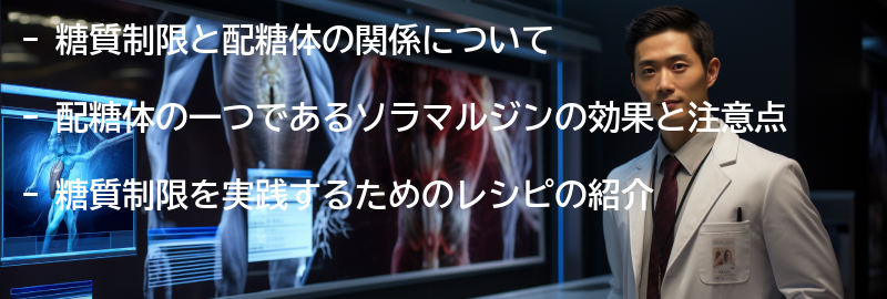 糖質制限と配糖体の実践例とレシピの紹介の要点まとめ