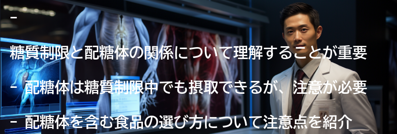 糖質制限と配糖体の注意点と注意すべき食品の要点まとめ