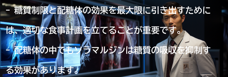 糖質制限と配糖体の効果を最大限に引き出すためのポイントの要点まとめ
