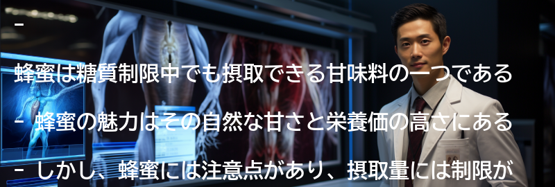 蜂蜜の注意点と摂取量の制限の要点まとめ